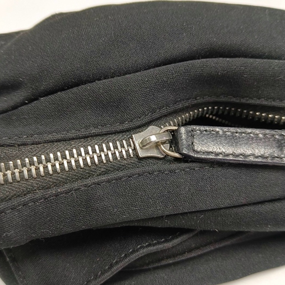 Fendi Neoprene Baguette Shoulder Bag Black Vintage - Picture 7 of 8
